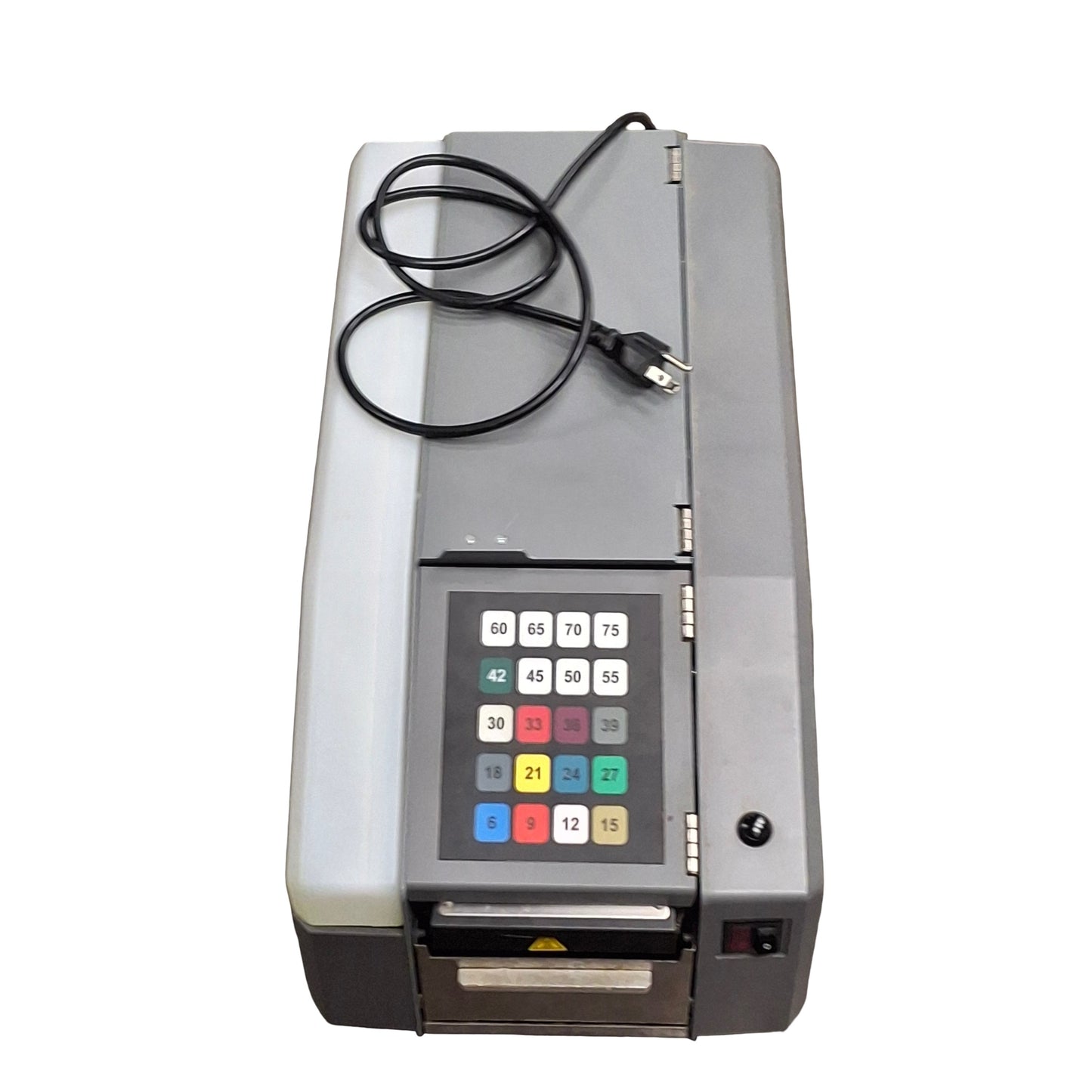 Used Better Pack 755eS Electric Heated WAT Tape Dispenser 1-4in Width, 115VAC, 32in/s
