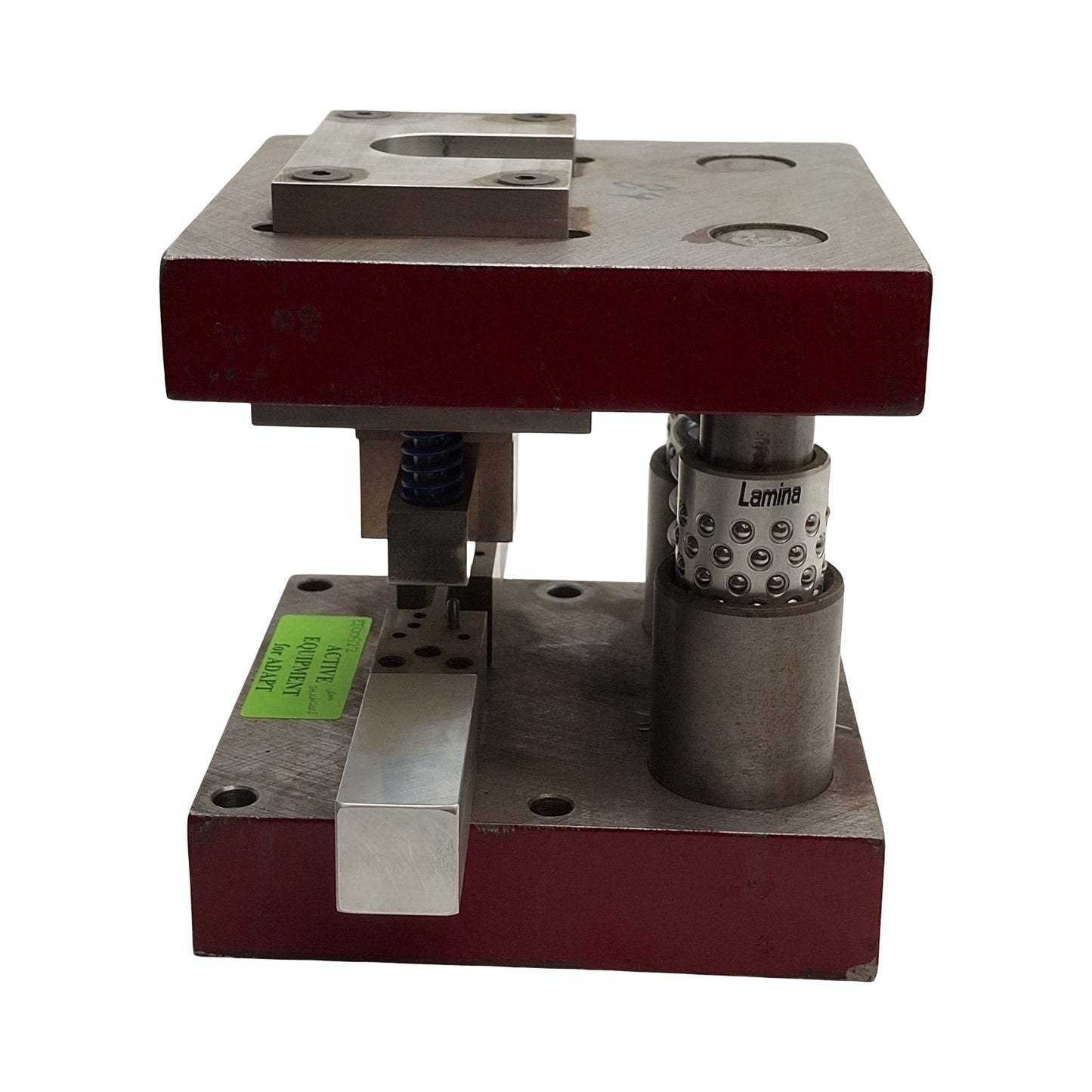 Used Medical Grade Precision Stamping Die Set, 6in W x 6.25in D x 6.375in H, 2-Post