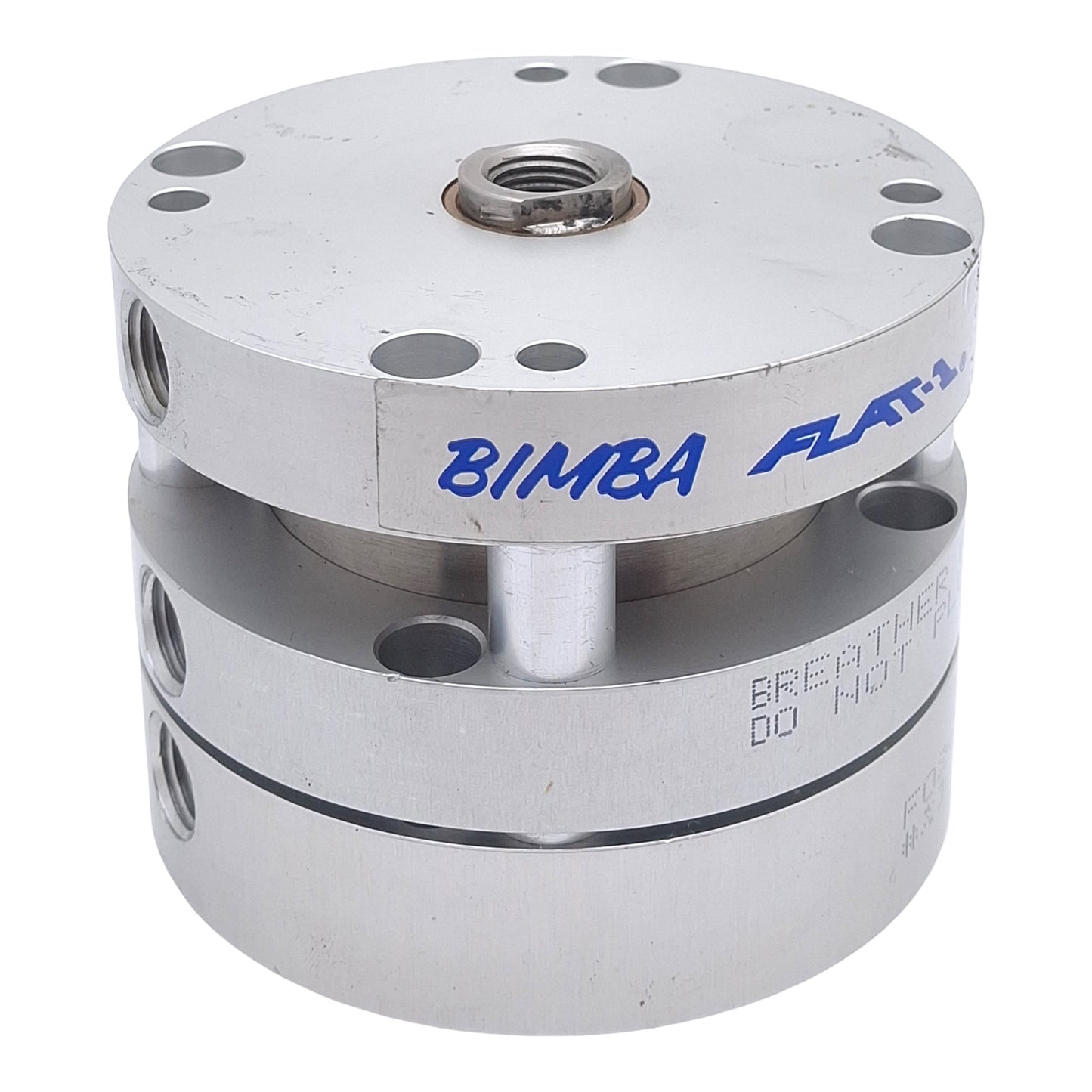 Used Bimba F02-500.313 Multiple Power Cylinder, ø2-1/2" Bore, 5/16" Stroke, 1/4" NPT
