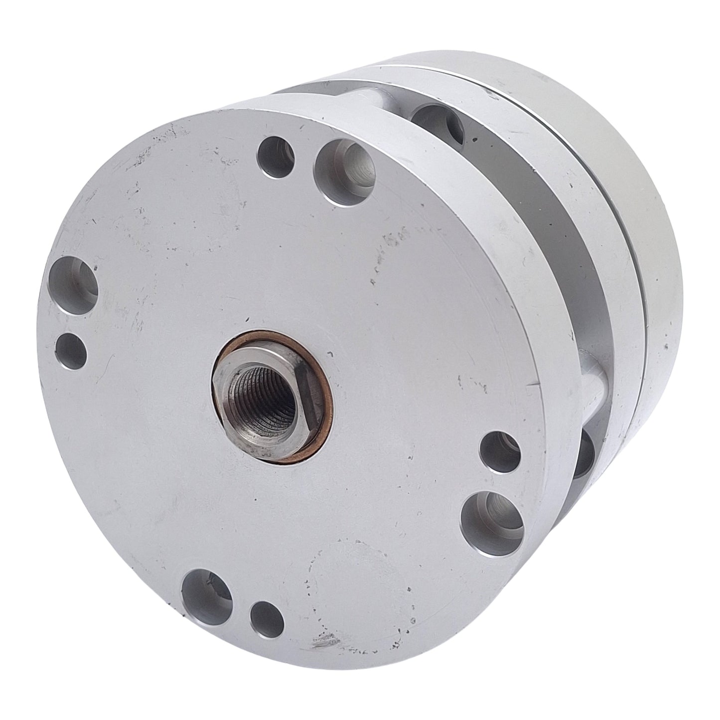 Used Bimba F02-500.313 Multiple Power Cylinder, ø2-1/2" Bore, 5/16" Stroke, 1/4" NPT