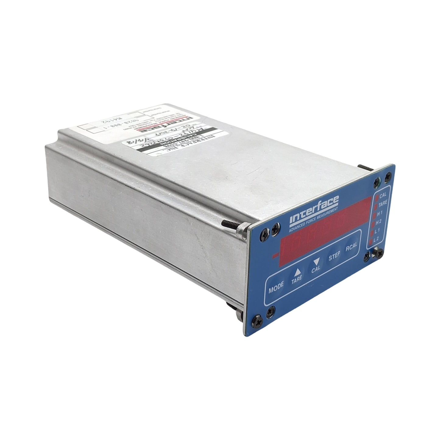 Used Interface 9820-000-1 Digital Indicator, 1-Channel, 115VAC, +/- 25mV & 50mV Input