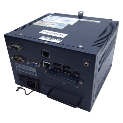 Used Allen Bradley 6155R-NPXPH Industrial PC Intel Celeron M 1GHz *Damaged USB Slot*