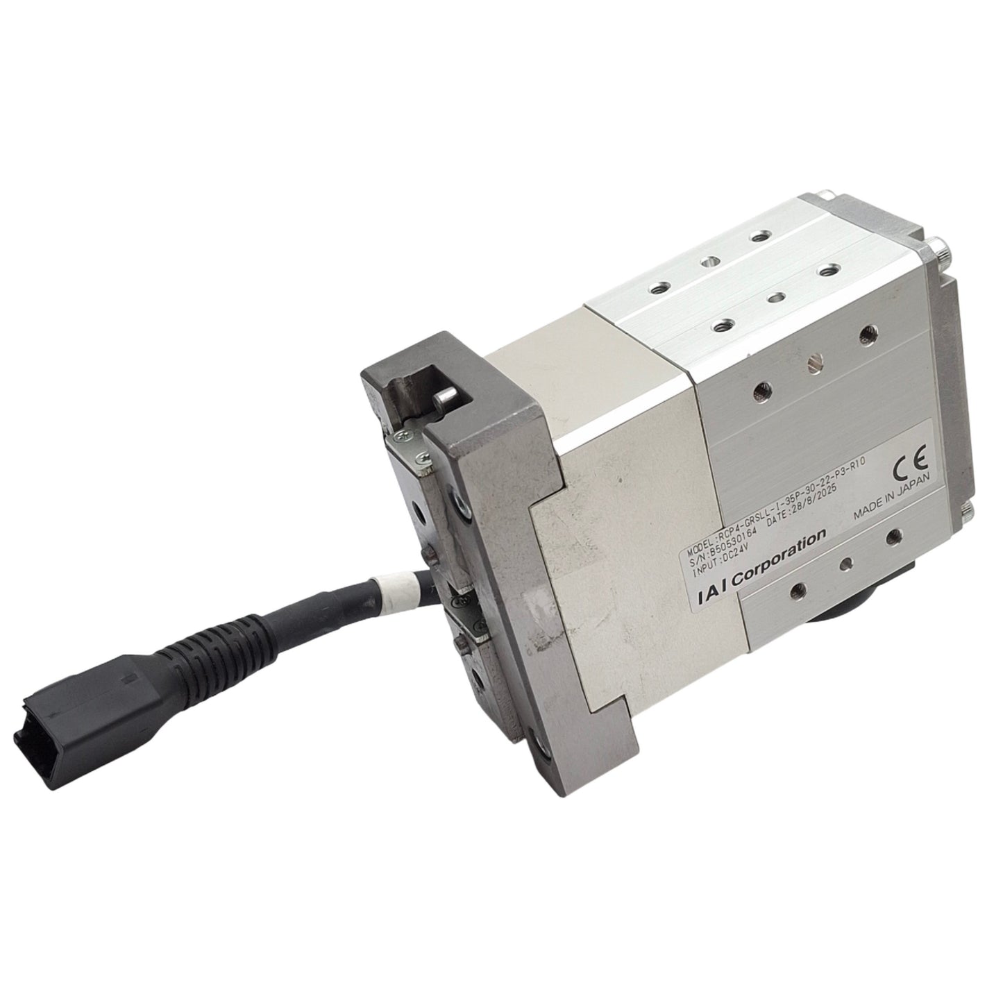 Used IAI Corp RCP4-GRSLL-I-35P-30-22-P3-R10 Vertical 2-Finger Gripper Motorized Slide