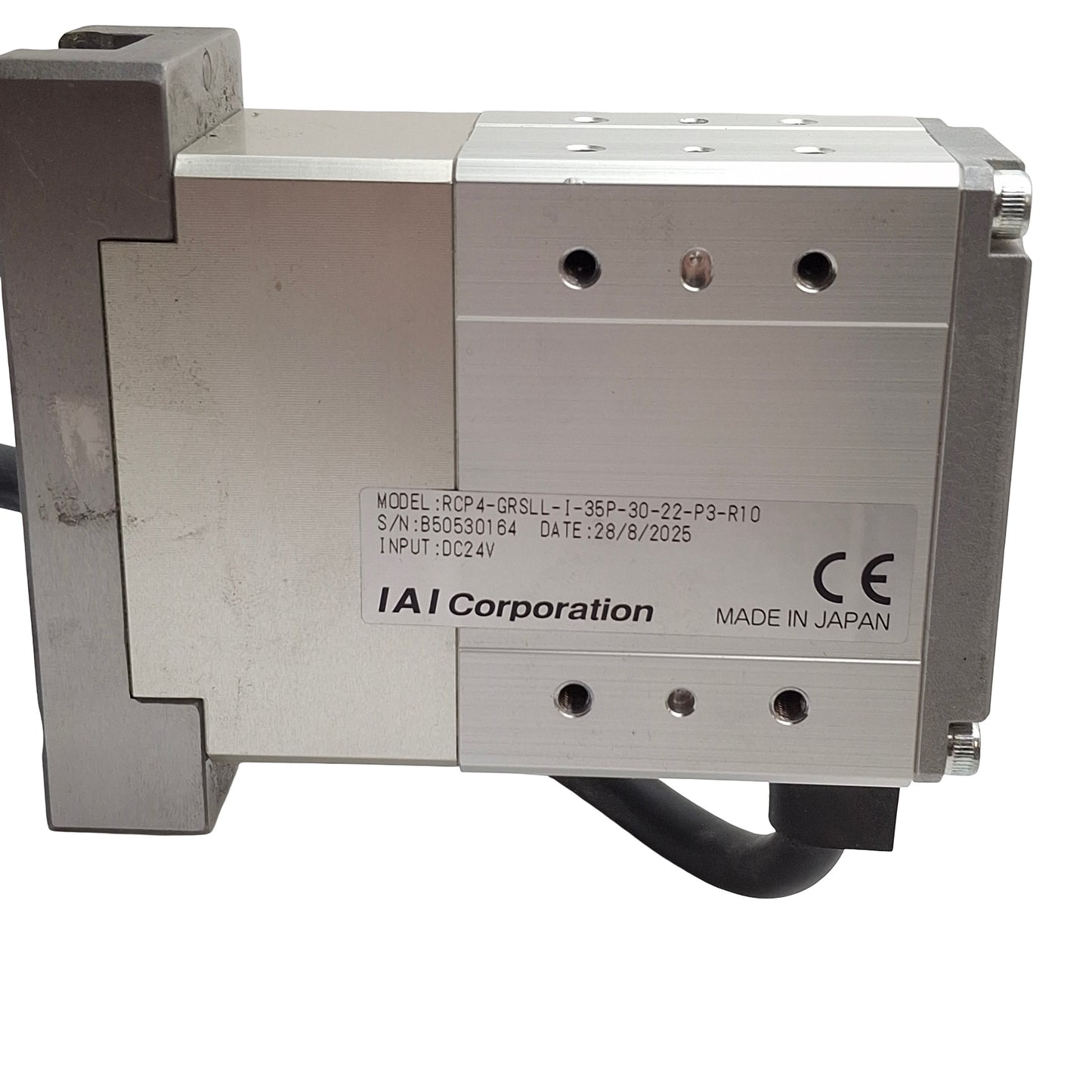 Used IAI Corp RCP4-GRSLL-I-35P-30-22-P3-R10 Vertical 2-Finger Gripper Motorized Slide
