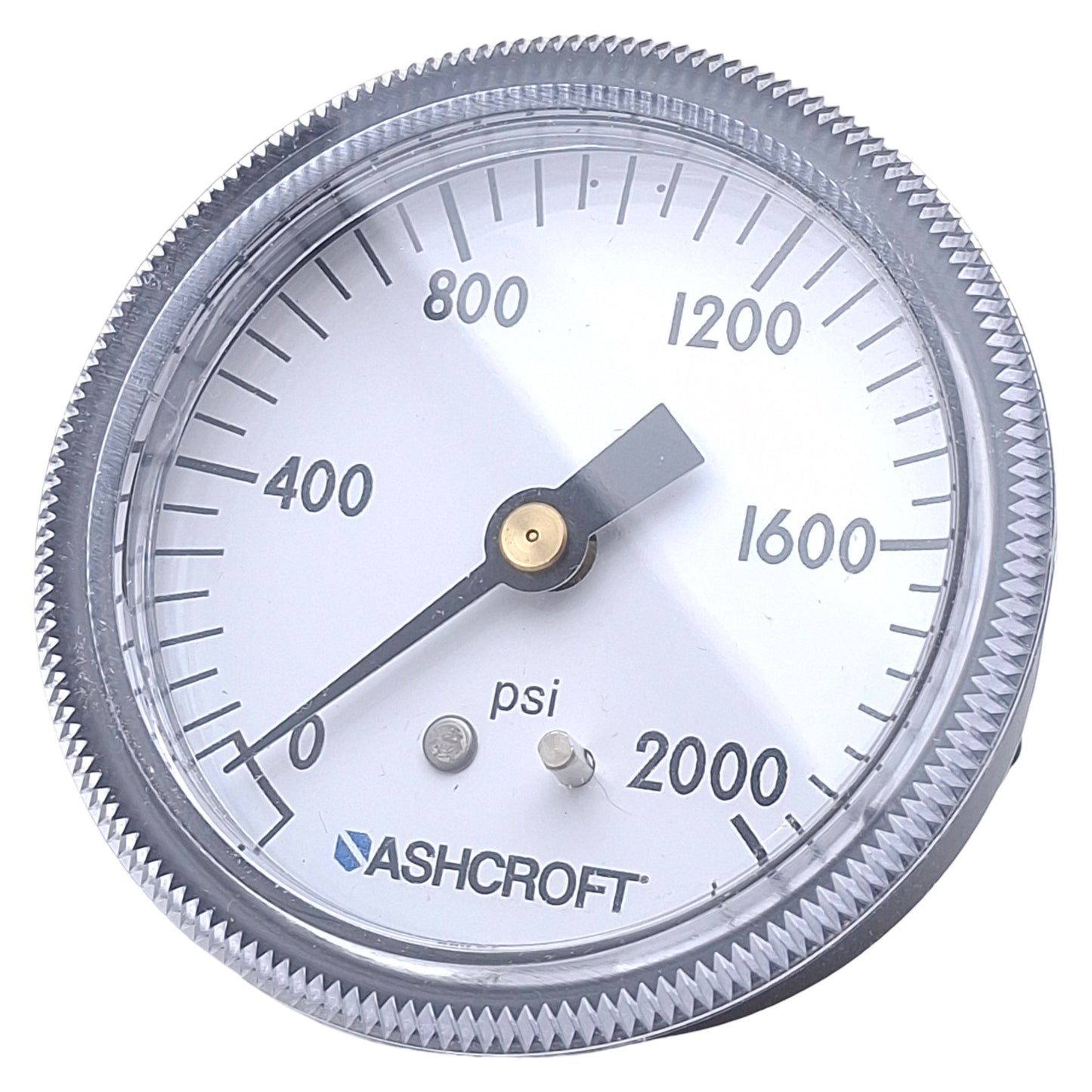 New Ashcroft 25W1001TH02BXUC2000# Pneumatic Pressure Gauge, 0-2000psi Range, 2-1/2in