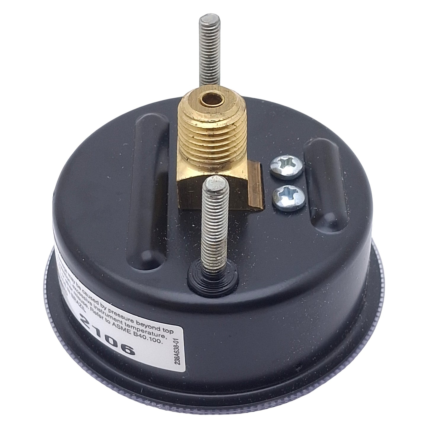 New Ashcroft 25W1001TH02BXUC2000# Pneumatic Pressure Gauge, 0-2000psi Range, 2-1/2in