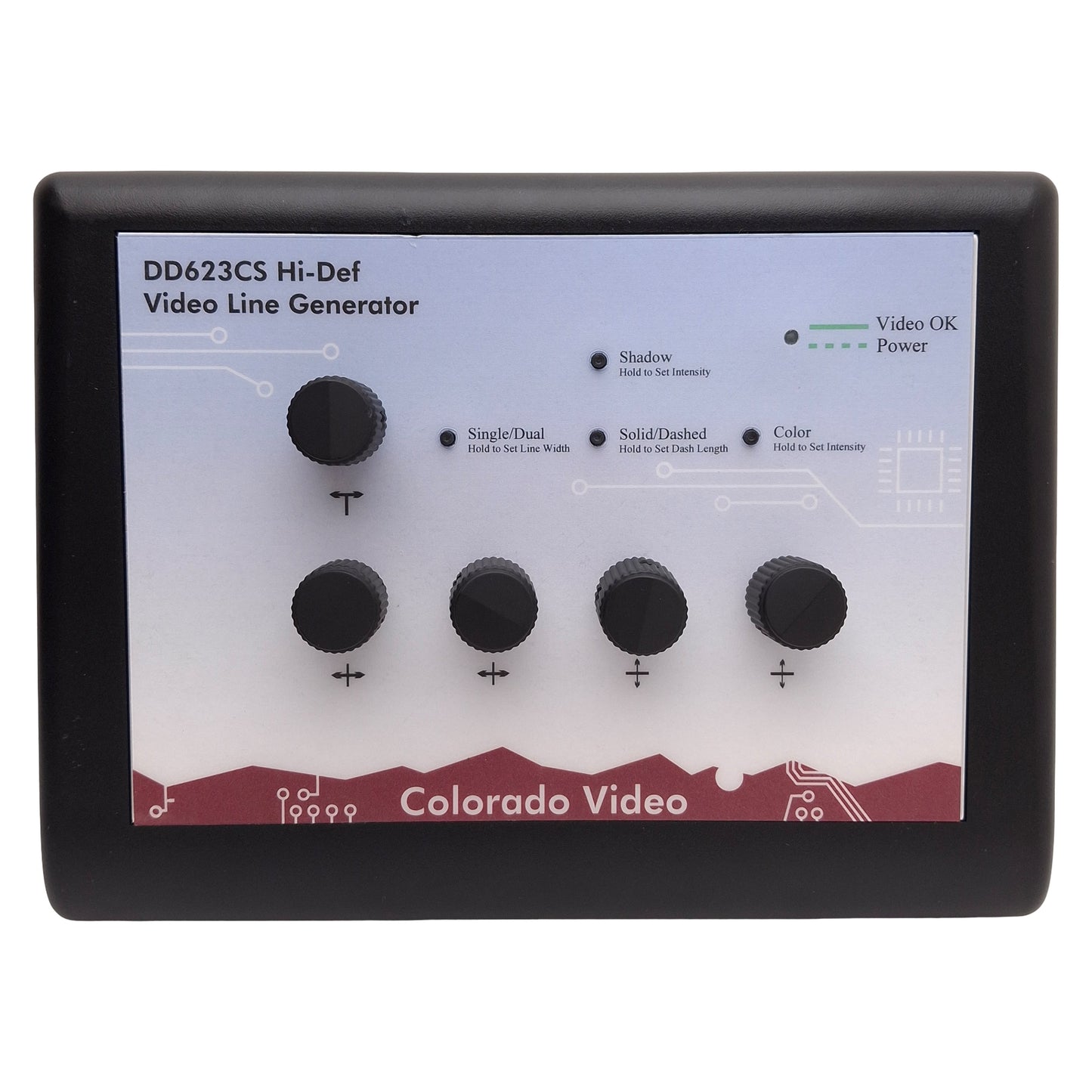 Used Colorado DD623CS Video Line & Cross Hair Generator, DVI-D, 2x H-Line, 2x V-Line
