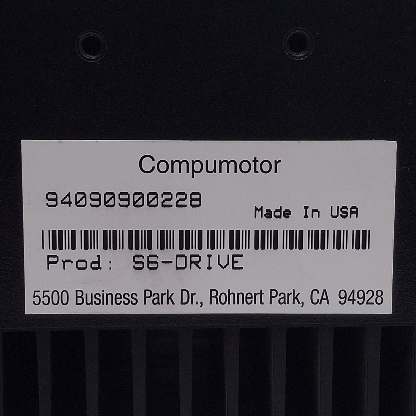 Used Parker S6-DRIVE Compumotor Stepper Motor Drive 1-Axis 2-Phase Hybrid, 95-132VAC