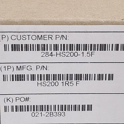 New Arcol Ohmite HS200 1R5 F Wirewound Aluminum Resistor, 1.5 Ohms, 200W, 7070VAC