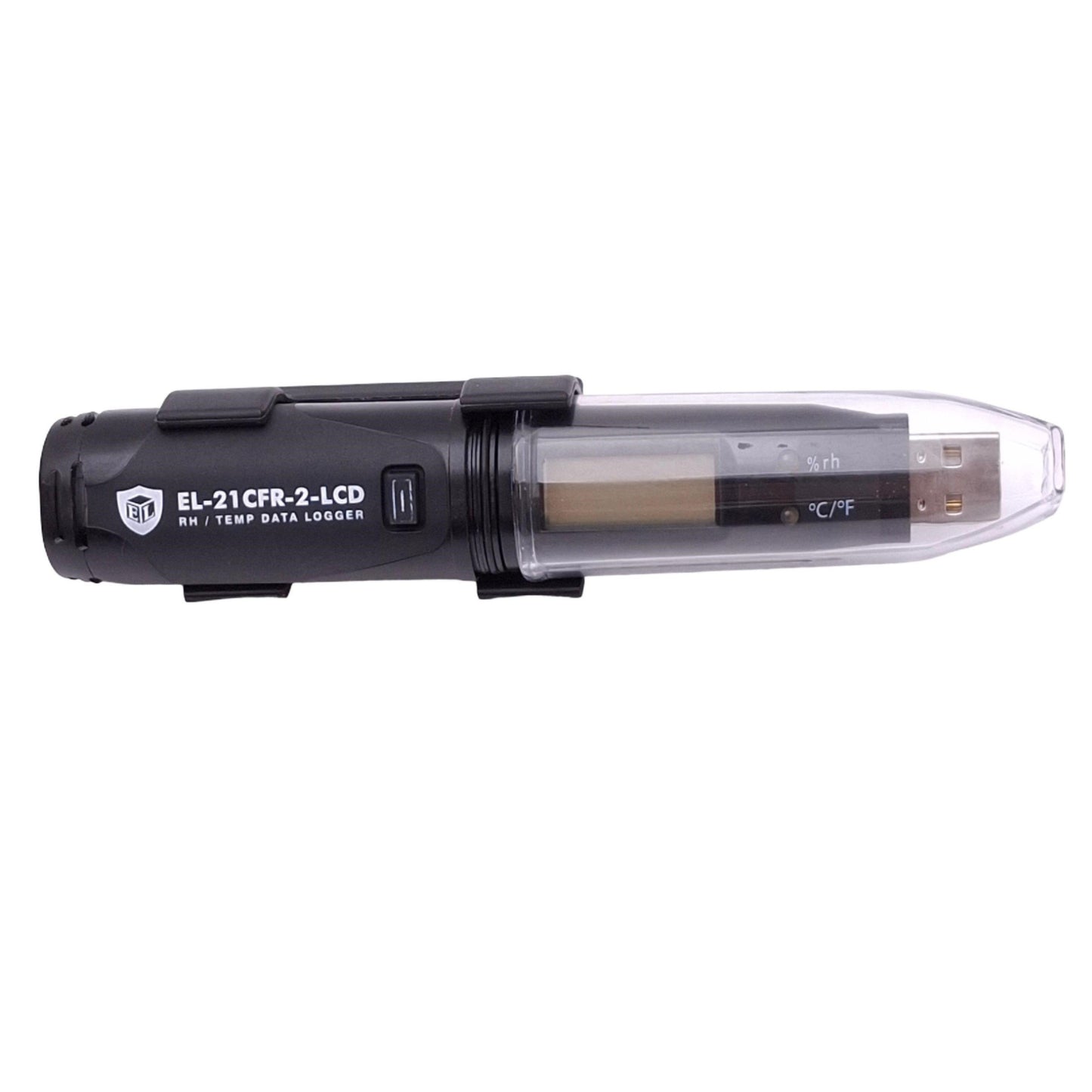Used Lascar EL-21CFR-2-LCD EasyLog Data Logger, Temperature/Humidity, -35~80C 0-100RH