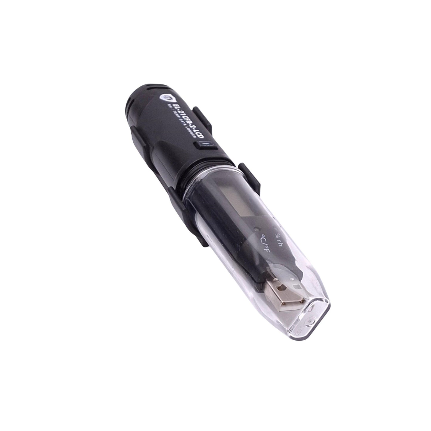 Used Lascar EL-21CFR-2-LCD EasyLog Data Logger, Temperature/Humidity, -35~80C 0-100RH