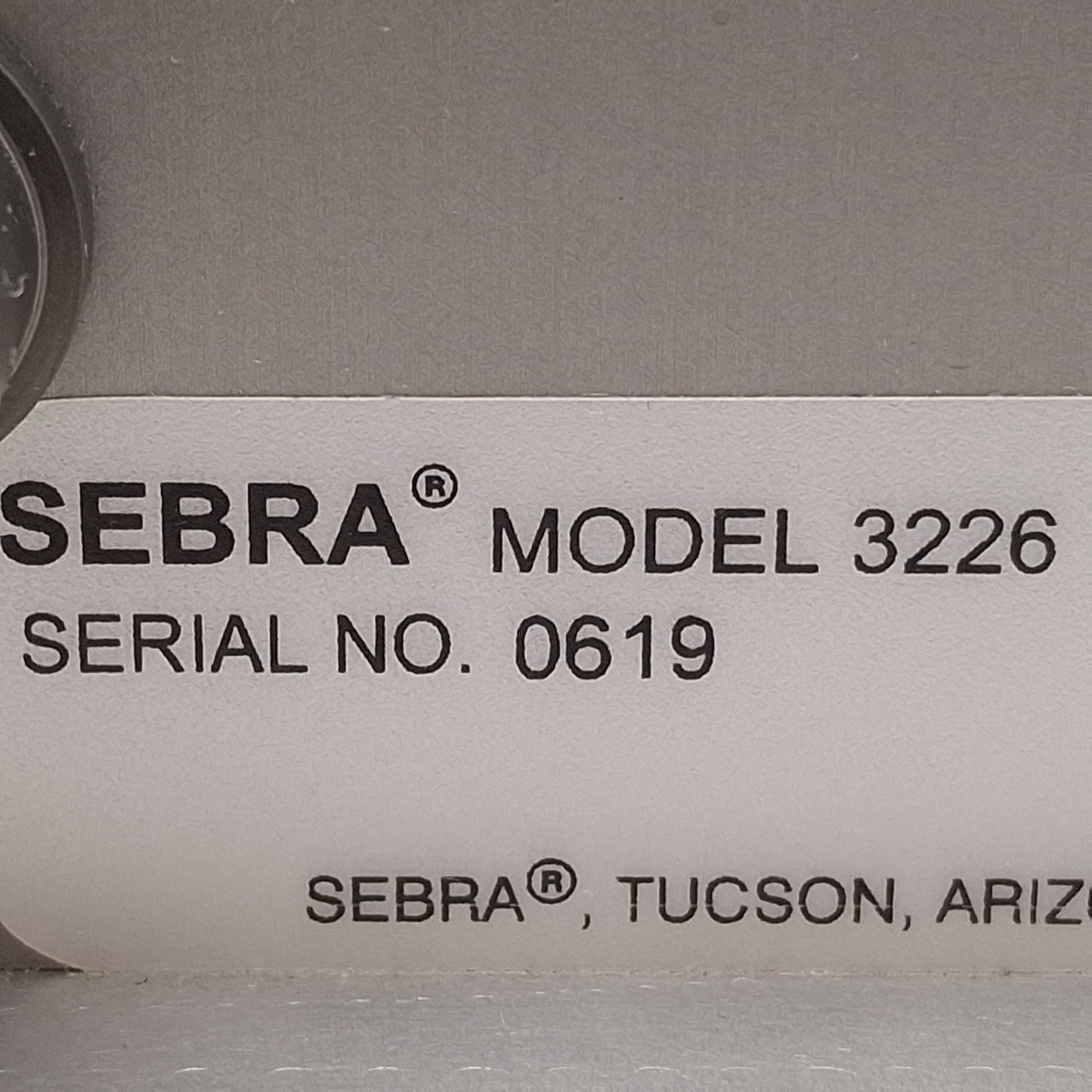 Used Sebra/Vante 3226 PIRF Cath Tipping Forming Platform, Standard Force, BNC, 85psi