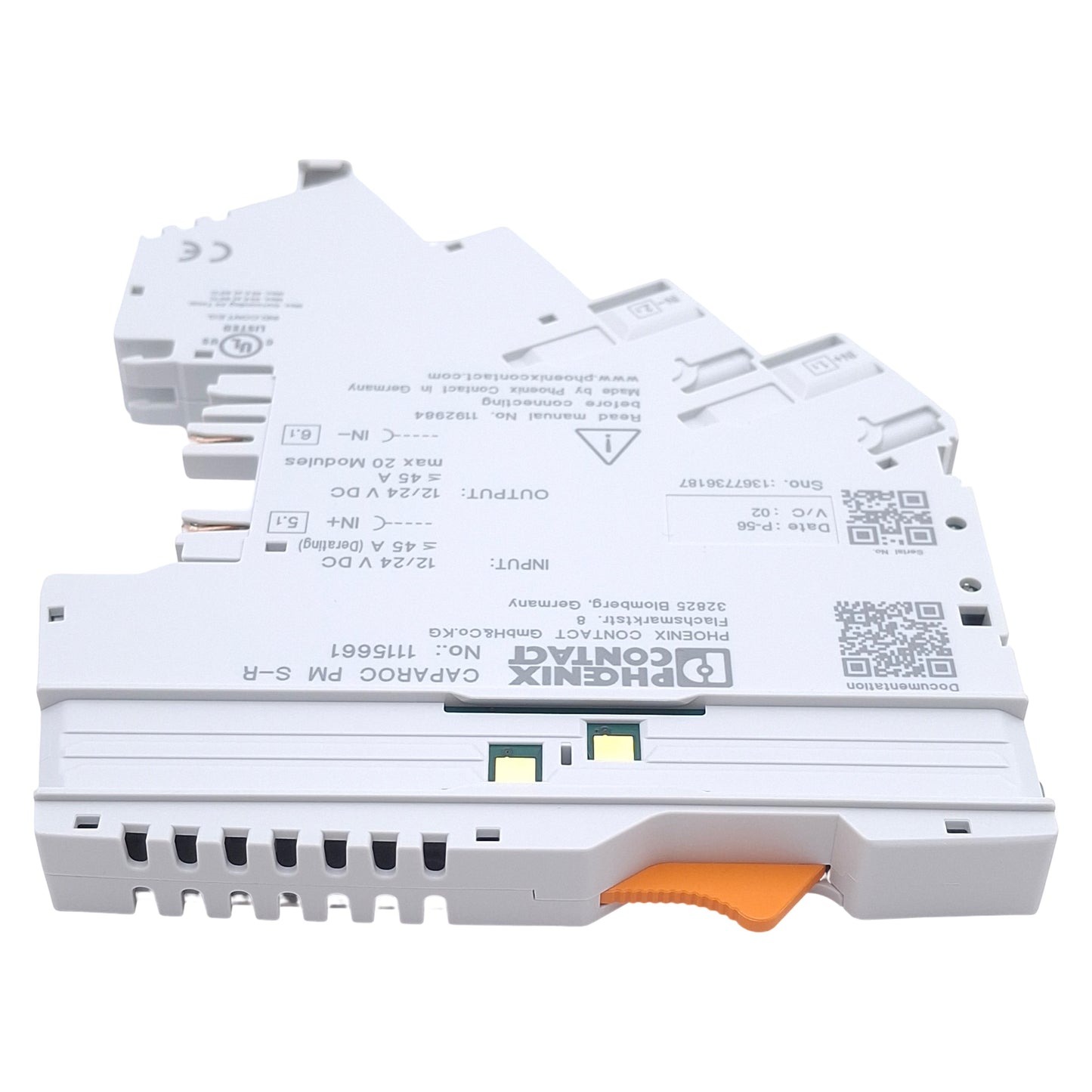 New Phoenix Contact CAPAROC PM S-R Feed-In Module, 7-30VDC In, 20mA 30VDC Out