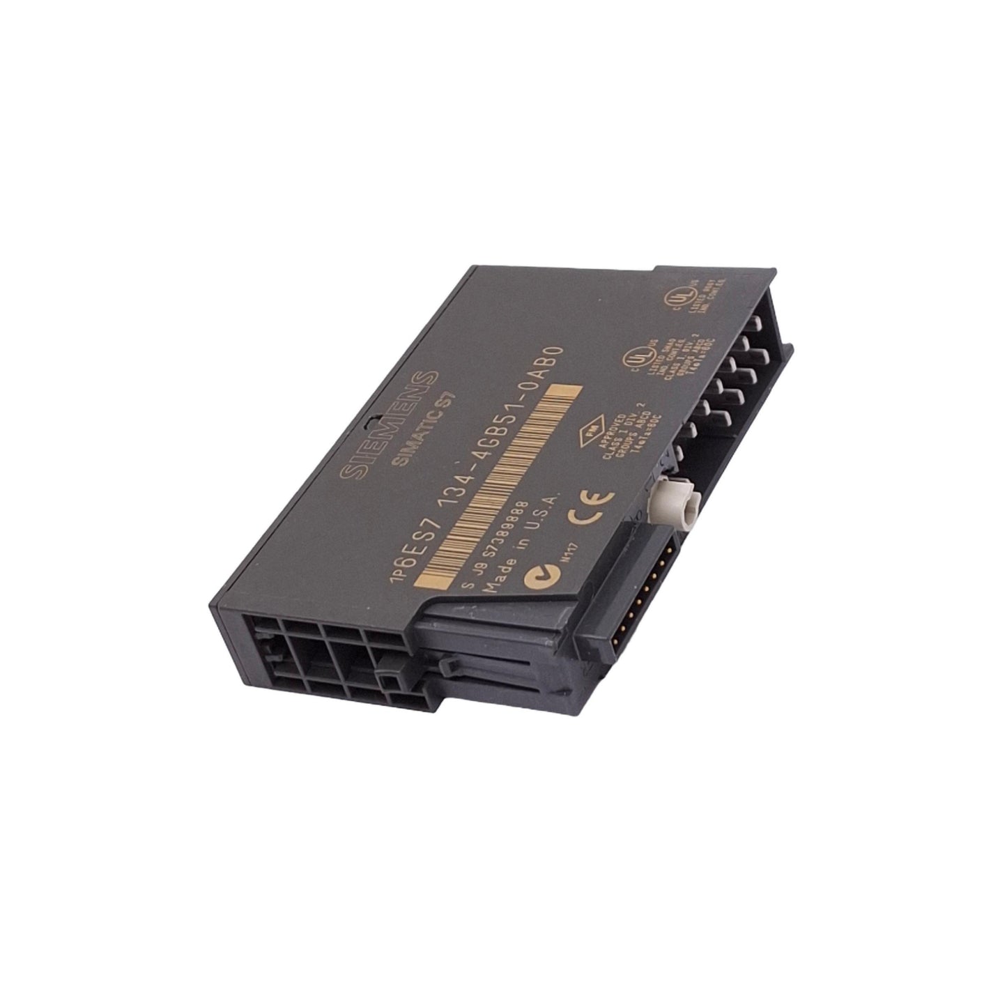 Used Siemens 6ES7134-4GB51-0AB0 Analog Input Module for ET 200S, 2AI 4-20mA