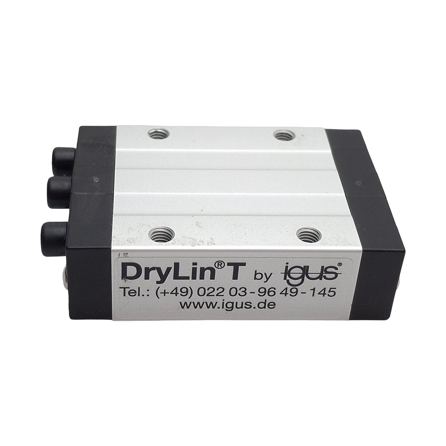 Used Igus TW-01-15 DryLin T Linear Guide Carriage, 74mm L x 47mm W x 24mm H, M5