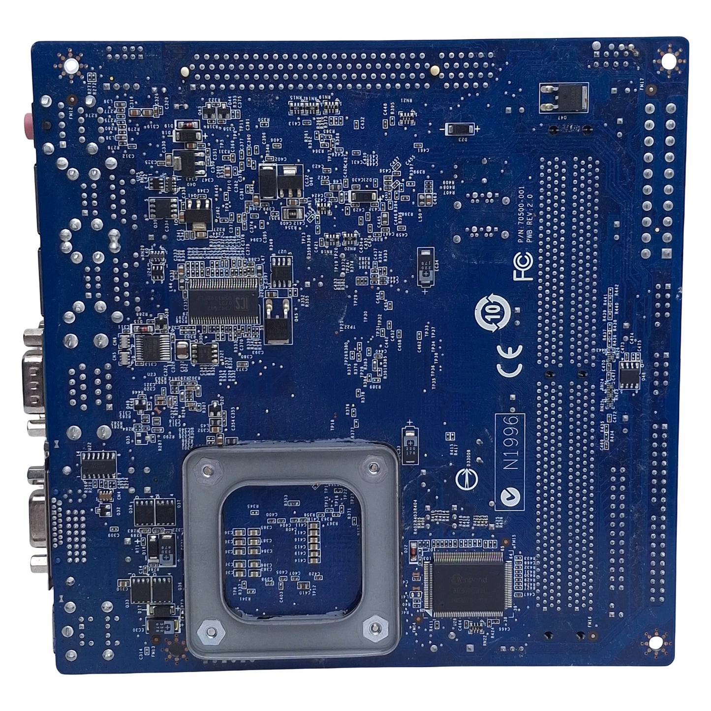 Used BCM MX945GM-D Mini-ITX Motherboard w/CPU, Intel Celeron M 1.8GHz, 240-Pin DDR2