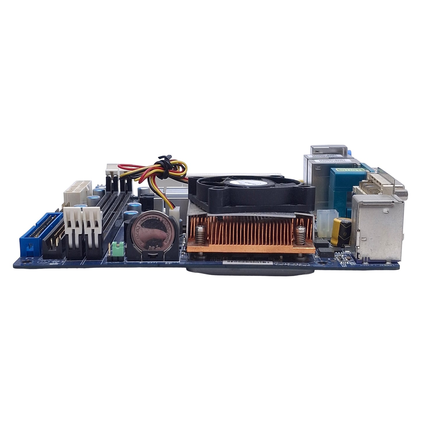 Used BCM MX945GM-D Mini-ITX Motherboard w/CPU, Intel Celeron M 1.8GHz, 240-Pin DDR2