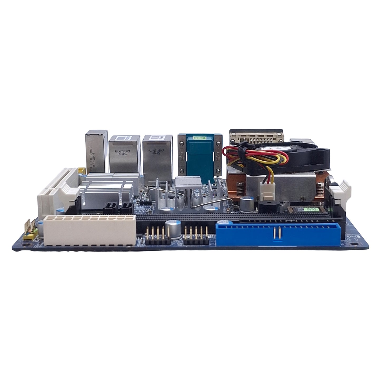 Used BCM MX945GM-D Mini-ITX Motherboard w/CPU, Intel Celeron M 1.8GHz, 240-Pin DDR2
