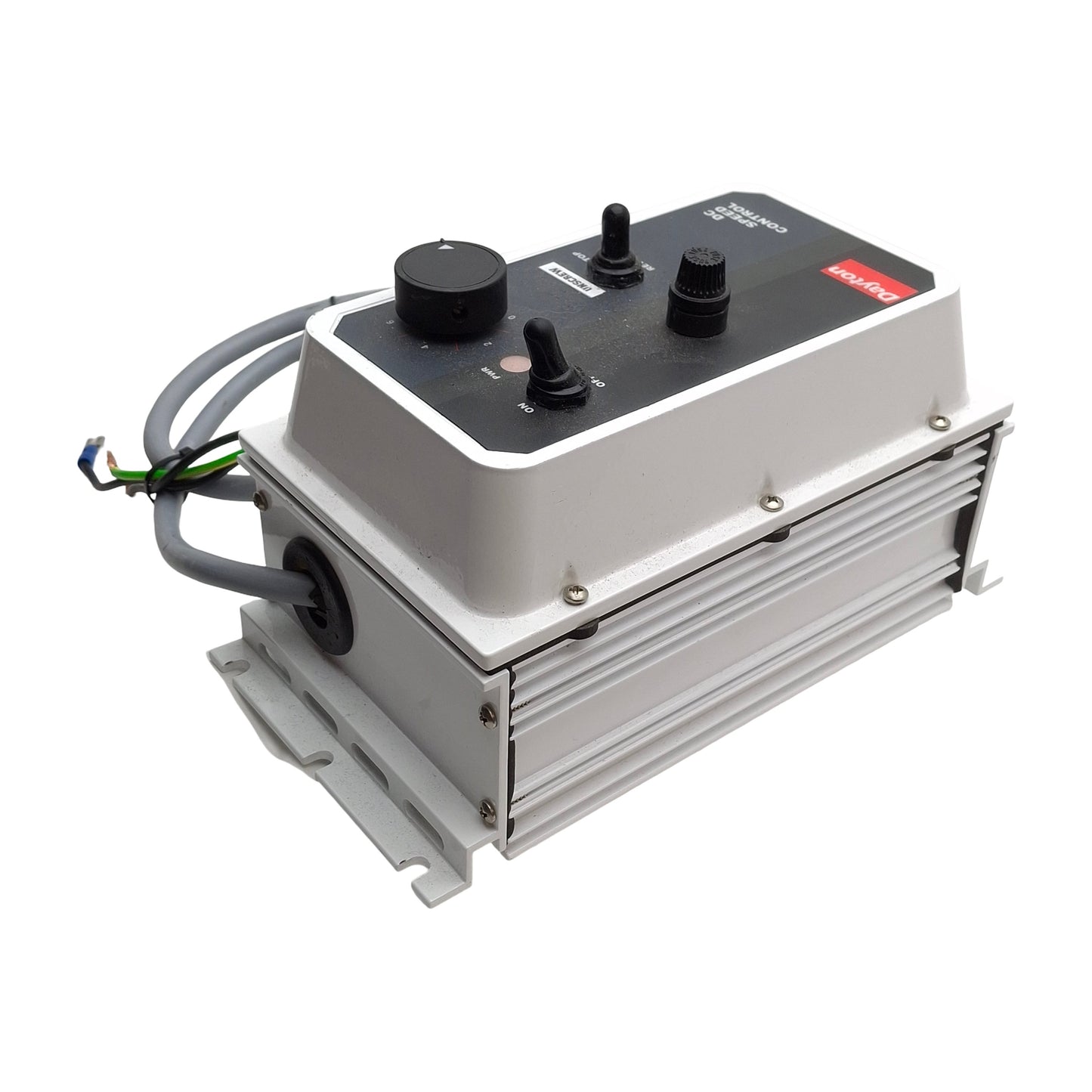 Used Dayton 1F794 Enclosed DC Speed Control 120/240VAC Supply, 0-90/180VDC 10A Output