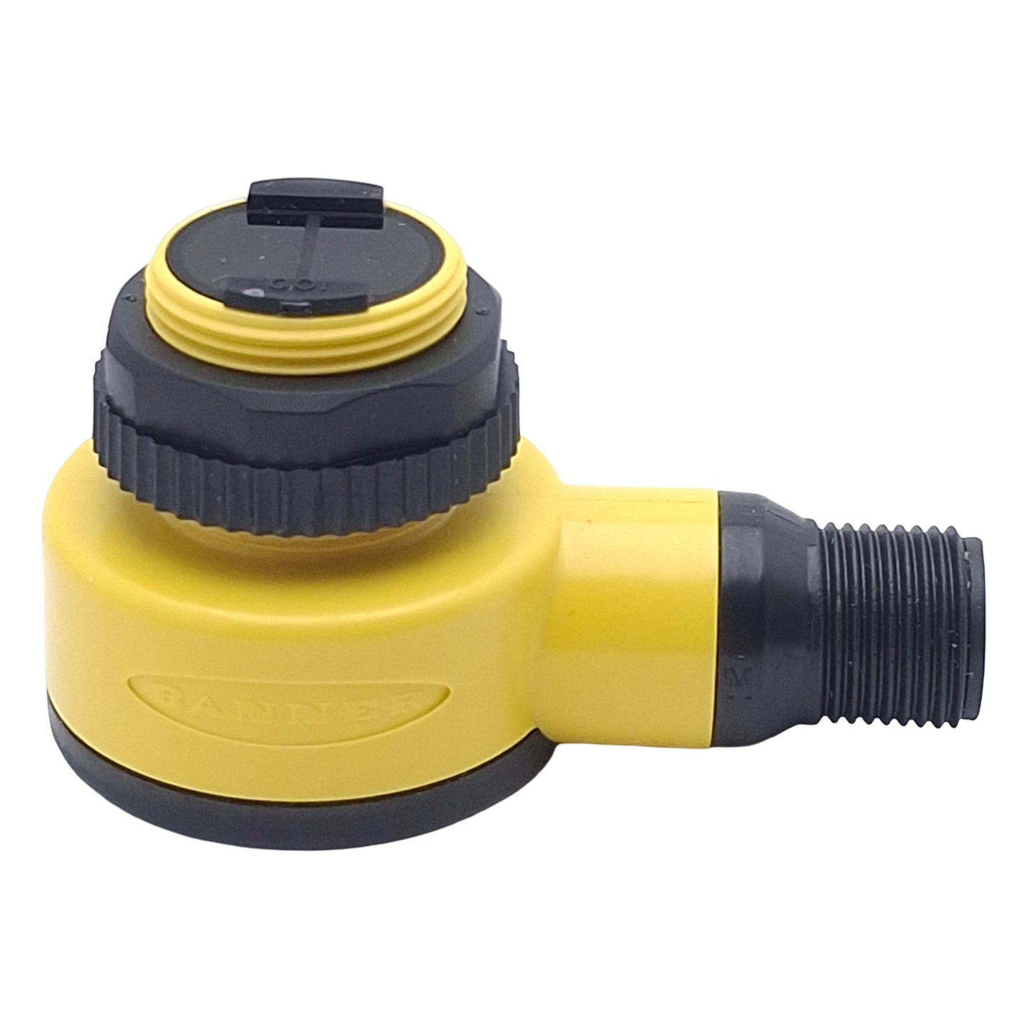 Used Banner T18SN6FF100Q Photoelectric Sensor, NPN, 100mm Range, 10-30VDC, 4-Pin M12