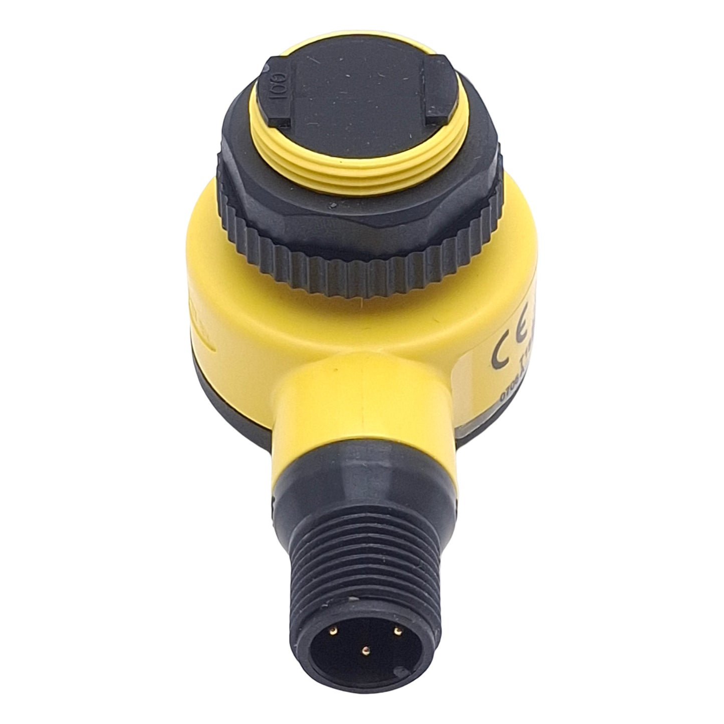 Used Banner T18SN6FF100Q Photoelectric Sensor, NPN, 100mm Range, 10-30VDC, 4-Pin M12