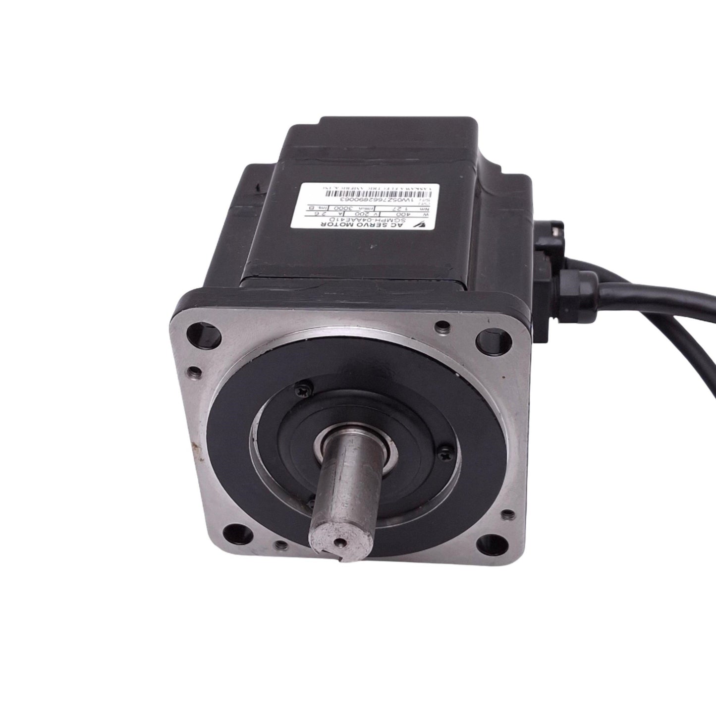 Used Yaskawa SGMPH-04AAE41D Sigma-2 Servo Motor, 200VAC 2.6A, 1.27Nm 3000rpm 400W Max