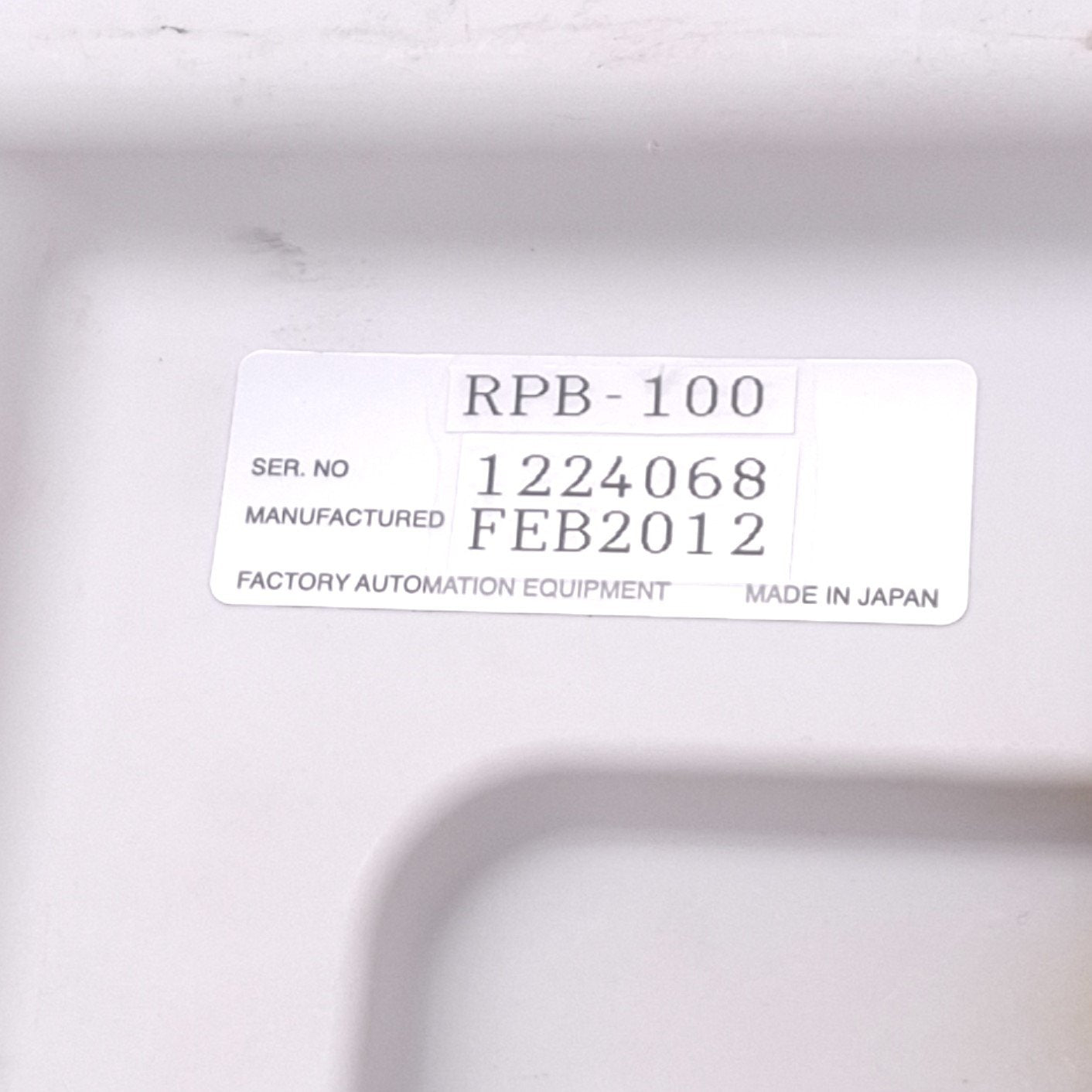 Used Yamaha RPB-100 Programming Box for SCARA YK-X Series, 40-Character LCD, 5m Cable