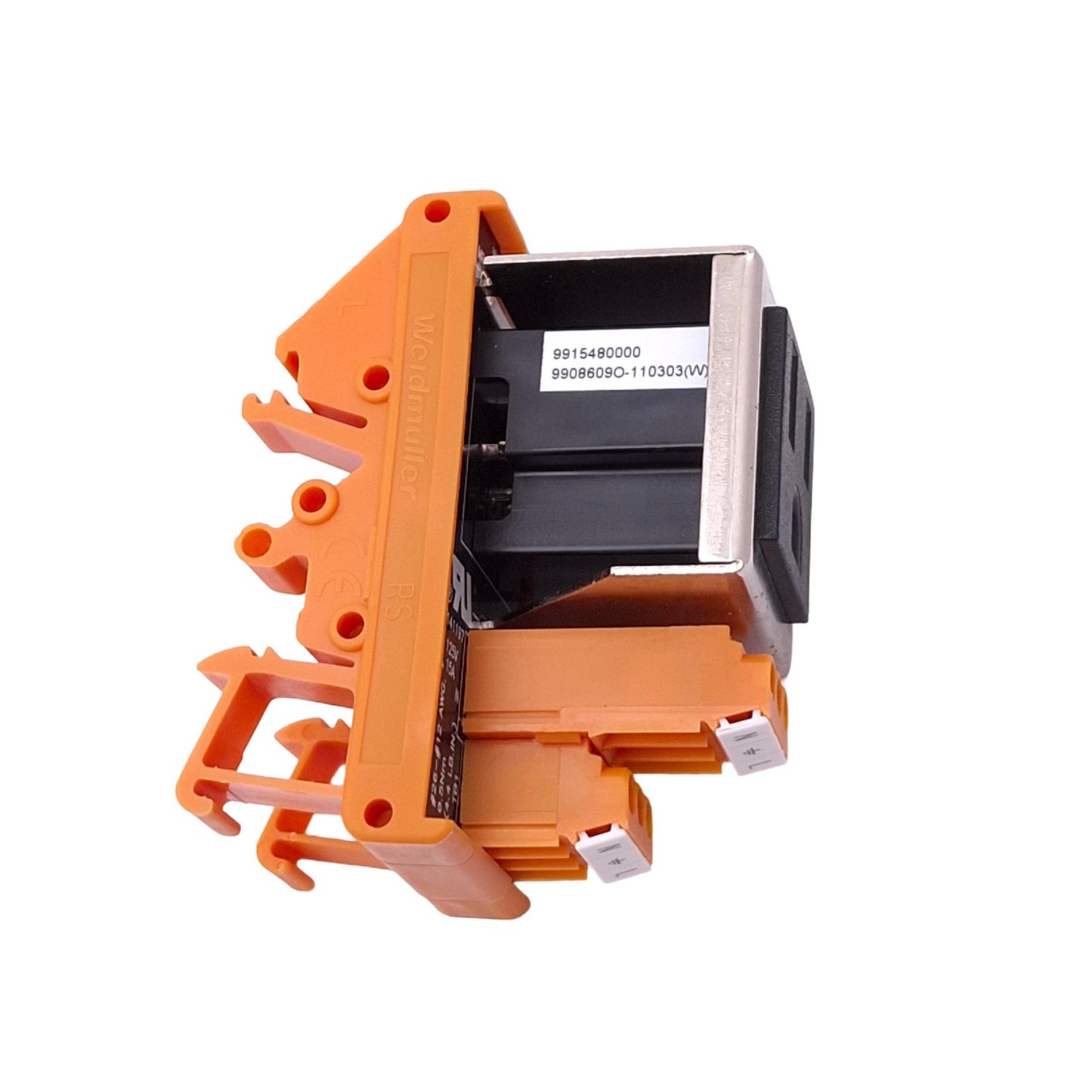 New Weidmuller 9915480000 DIN Rail Receptacle NEMA 5-15R, 120VAC, 5A Max