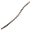Used Stainless Steel Braided Hose, 3/4in NPT Male, 28in Braided, 36in Overall Length