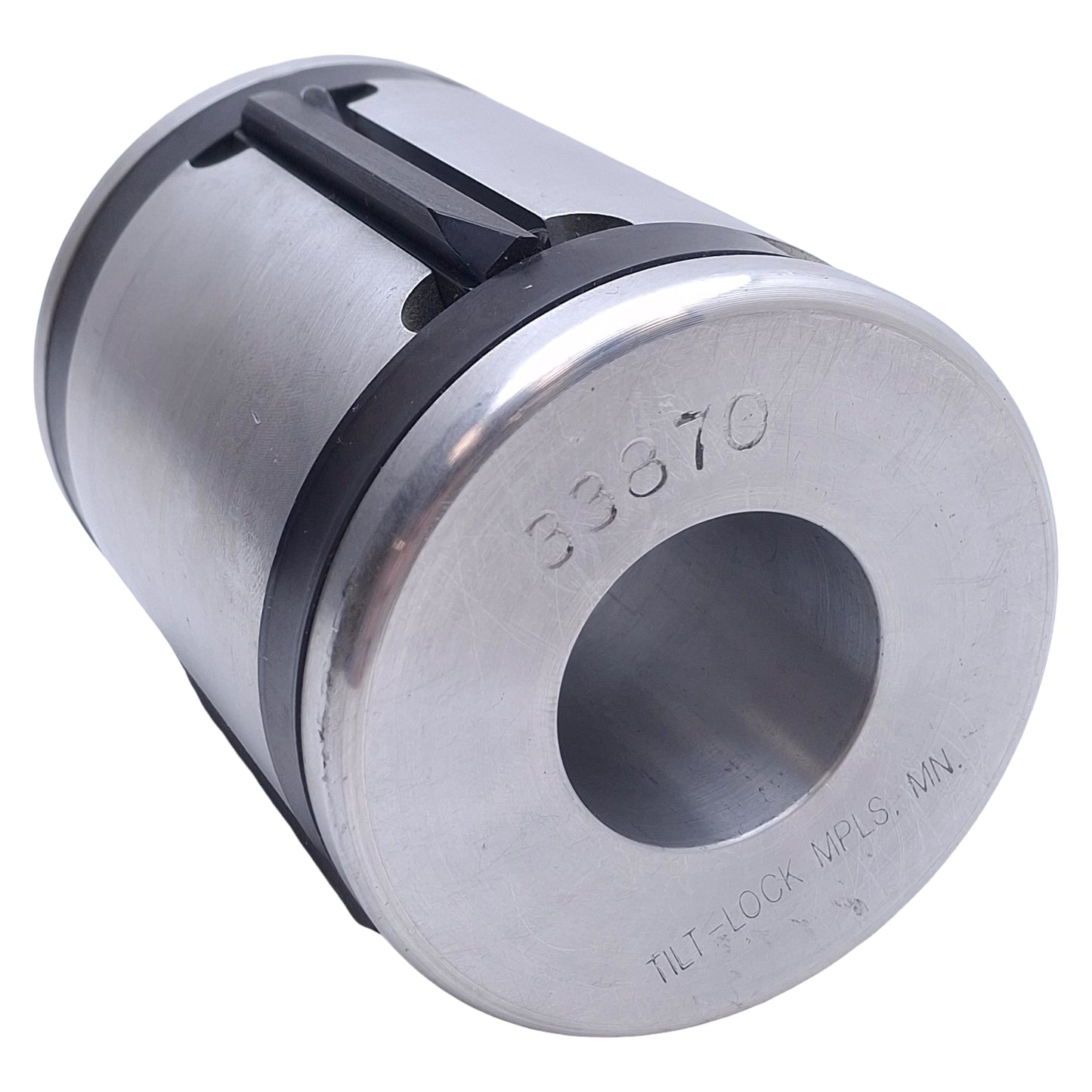 Used Tilt-Lock R3-3 Shoulderless Core Chuck 3-Tooth, 1.25in Bore, 2.95in OD, 3.88in L