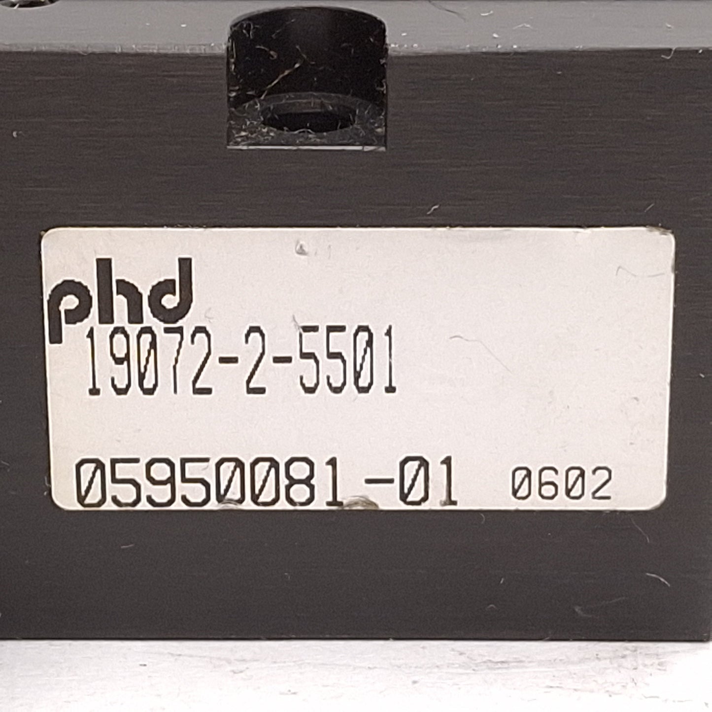 Used Phd 19072-2-5501 Micro Parallel Gripper, ø0.500in Bore, 0.433in Stroke, #10-32