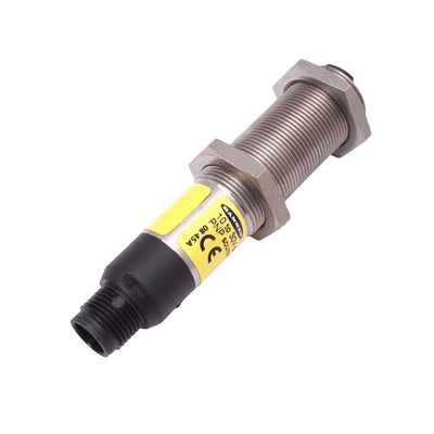 Used Banner M18SP6FF50Q Photoelectric Sensor, 50mm Range, 10-30VDC, PNP, M12 4-Pin