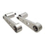 Used Custom Aluminum Conveyor Tension Arm Pair (L/R), 8in C2C, ø2in Rollers, 3/8-16