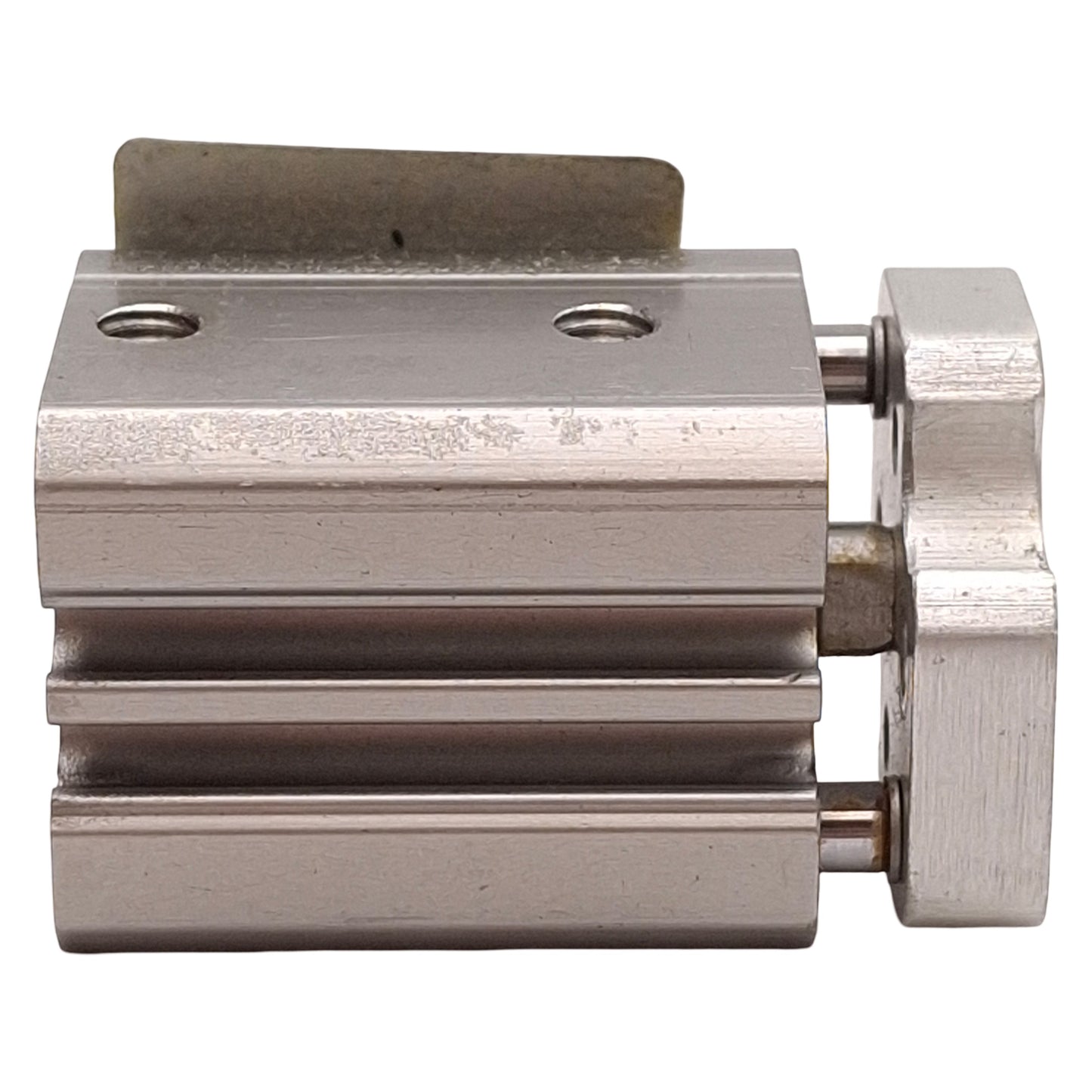 Used Bimba EFT-1215-3E Guided Cylinder, ø12mm Bore, 15mm Stroke, 140psi, #10-32
