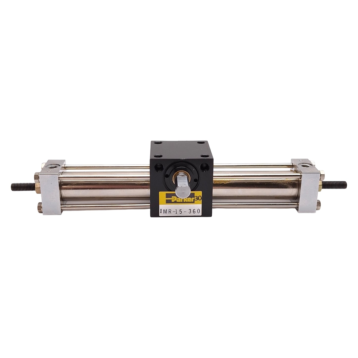 Used Parker IMR-15-360 Pneumatic Rotary Actuator, ø15mm Bore, 360° Rotation, M5x0.8