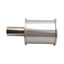 Used Flanged Industrial Conveyor Idler Roller/Guide Wheel, ø2in x 2-1/4in, 3/8-16