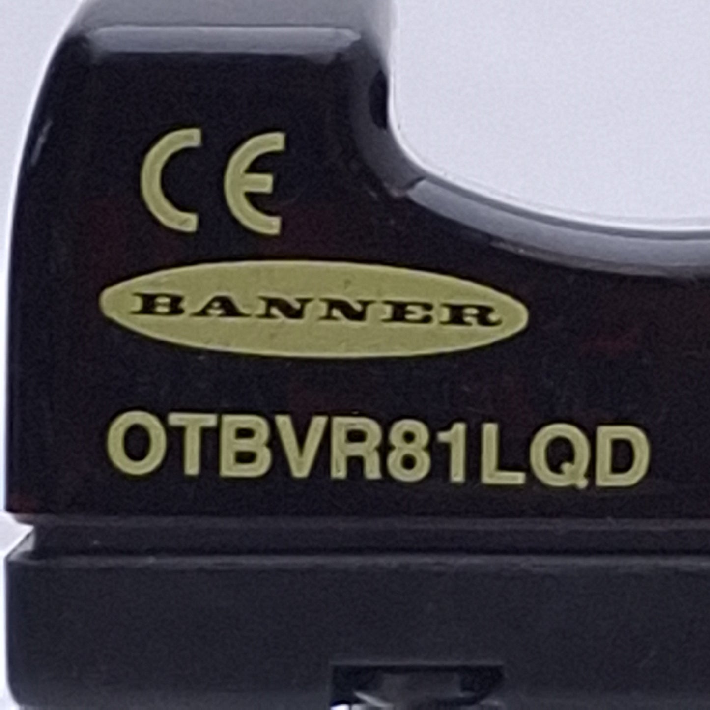 Used Banner OTBVR81LQD Optical Touch Button, 10-30VACDC, SPDT, 5-Pin Mini-Style QD