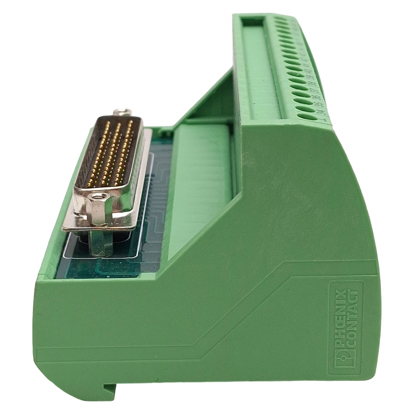 Used Phoenix Contact 2315159 VIP-3/SC/D50SUB/M Interface Board, DB50 Male, DIN Rail
