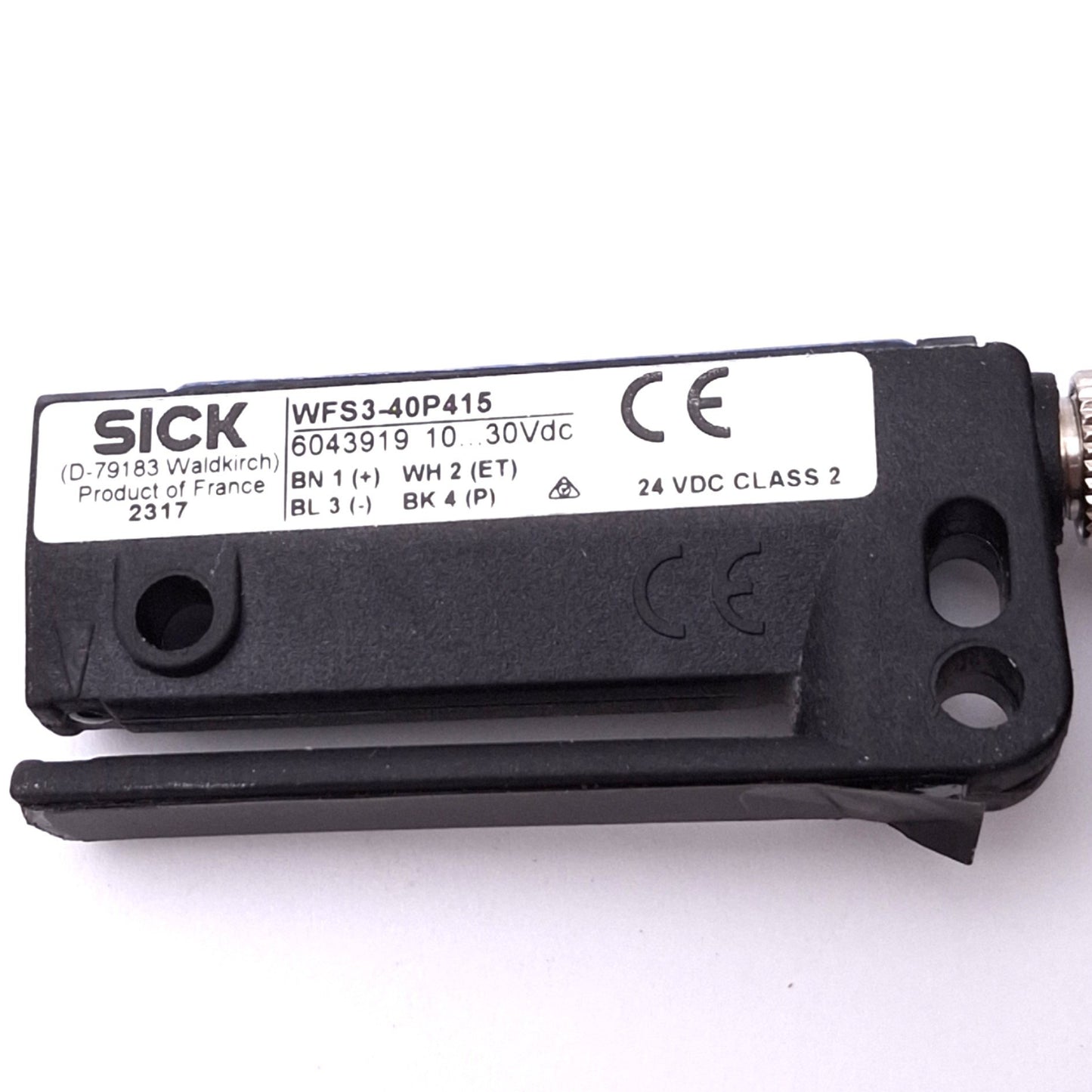 Used Sick WFS3-40P415 Fork Sensor, 3mm Width, 42mm Depth, PNP Out, 10-30VDC In