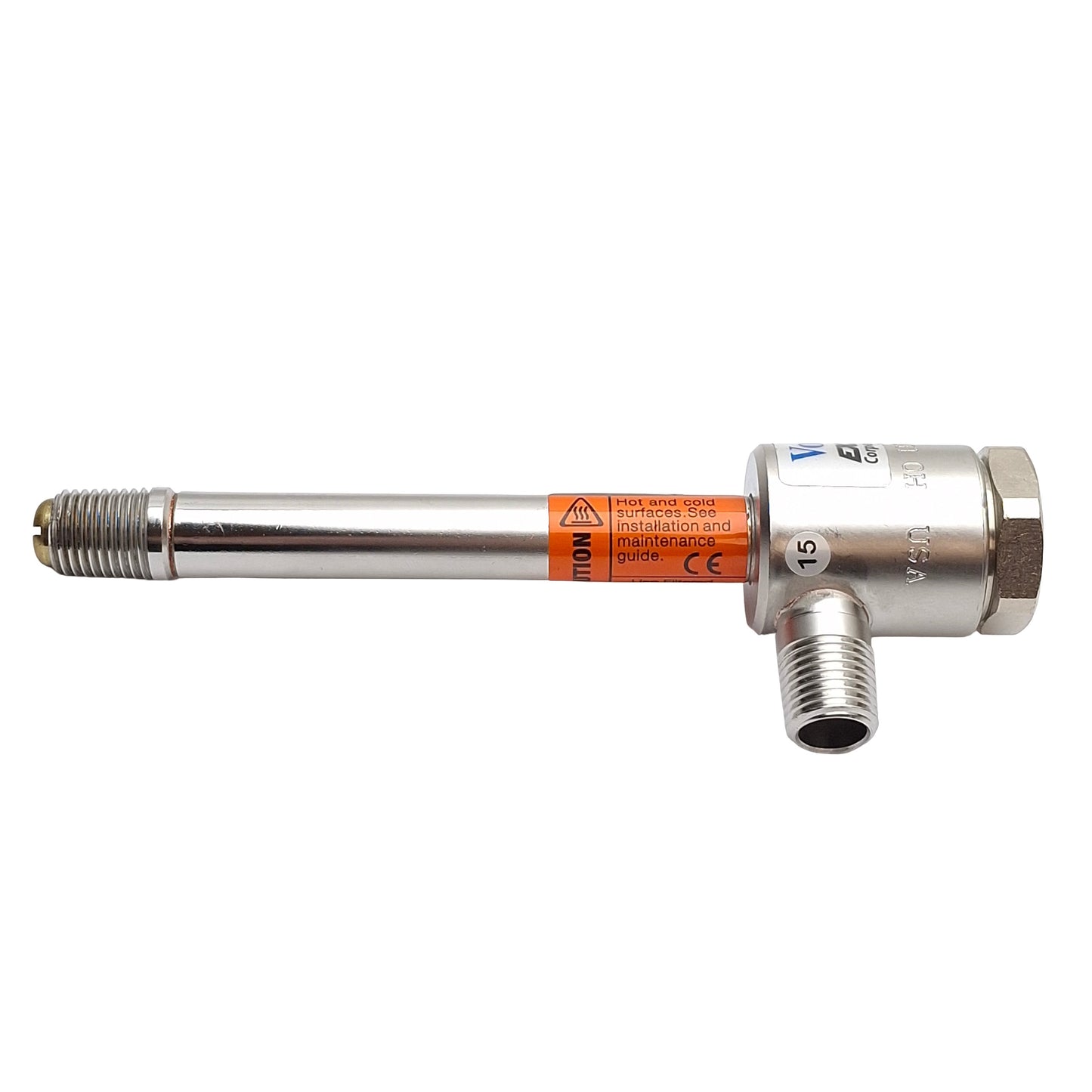 New – Open box Exair 3215 Medium Cold Air Vortex Tube, 20-250Psig, 10-40SCFM, 1/4in NPT