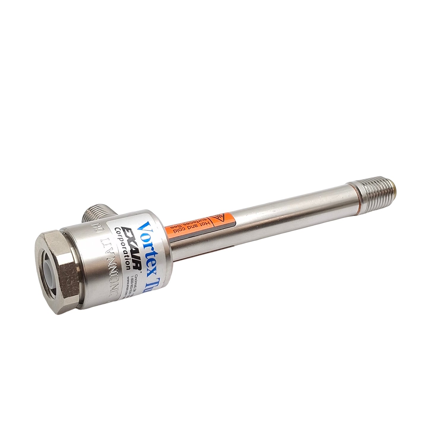 New – Open box Exair 3215 Medium Cold Air Vortex Tube, 20-250Psig, 10-40SCFM, 1/4in NPT