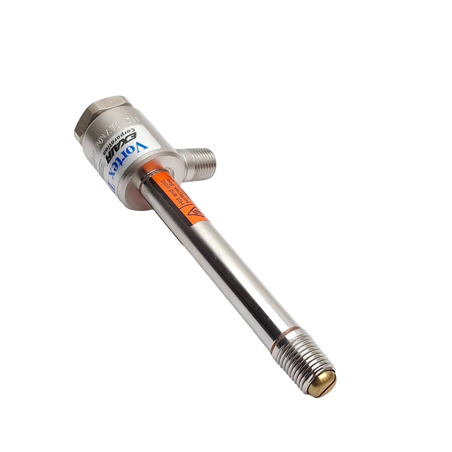New – Open box Exair 3215 Medium Cold Air Vortex Tube, 20-250Psig, 10-40SCFM, 1/4in NPT