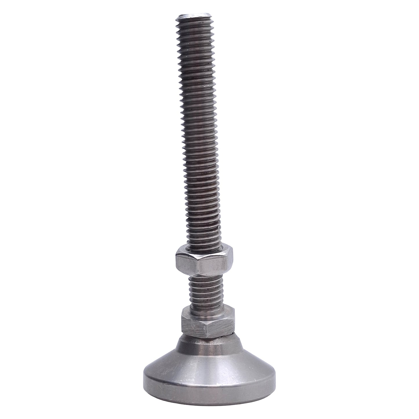Used S & W SSW-2A Swiveling Leveling Foot ø1.88in Base, 5.13in Height, 1/2"-13 Thread