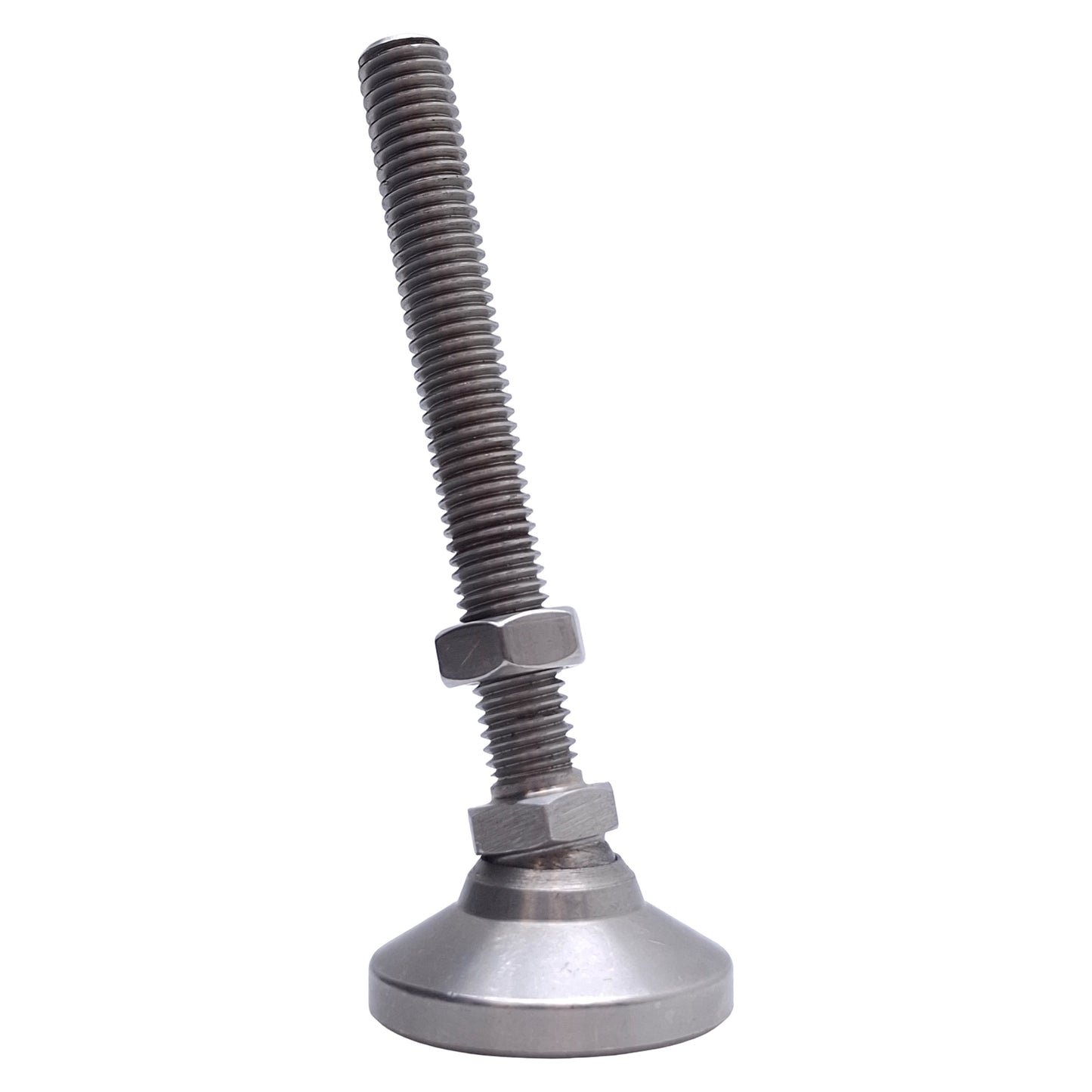 Used S & W SSW-2A Swiveling Leveling Foot ø1.88in Base, 5.13in Height, 1/2"-13 Thread