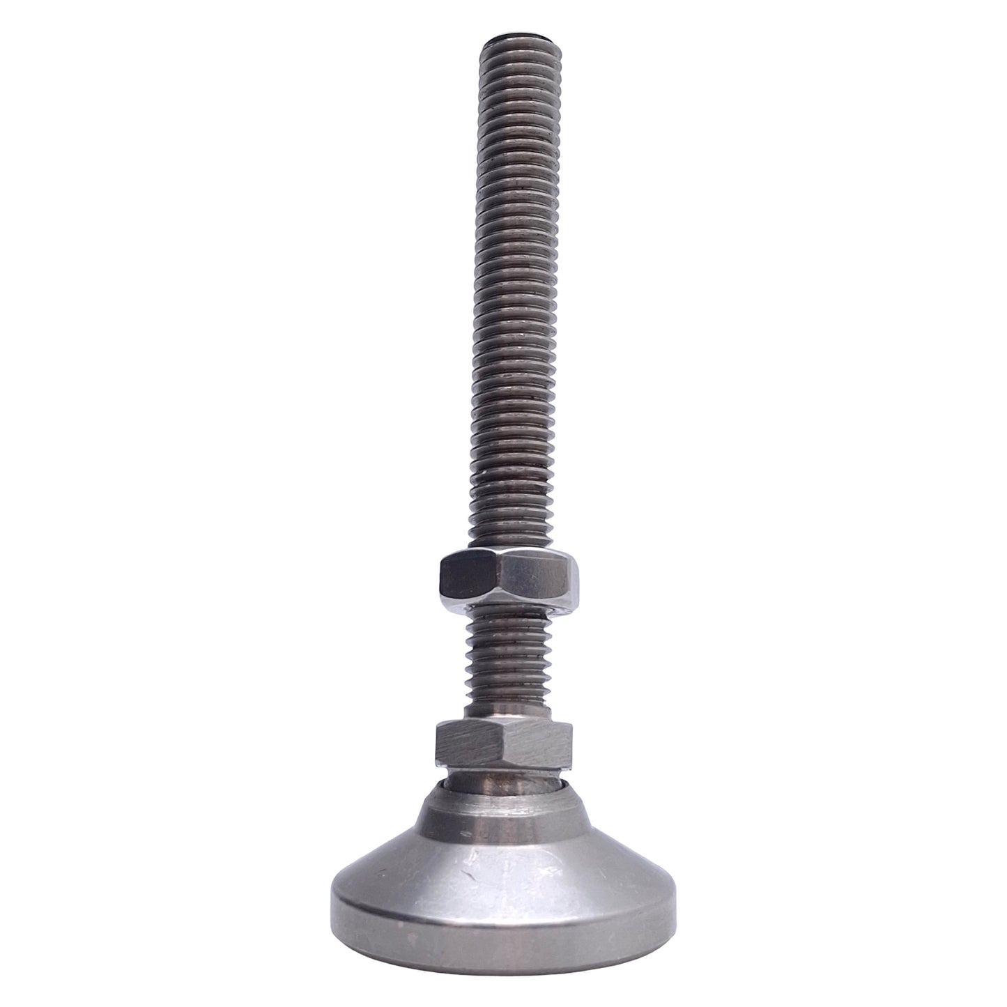 Used S & W SSW-2A Swiveling Leveling Foot ø1.88in Base, 5.13in Height, 1/2"-13 Thread