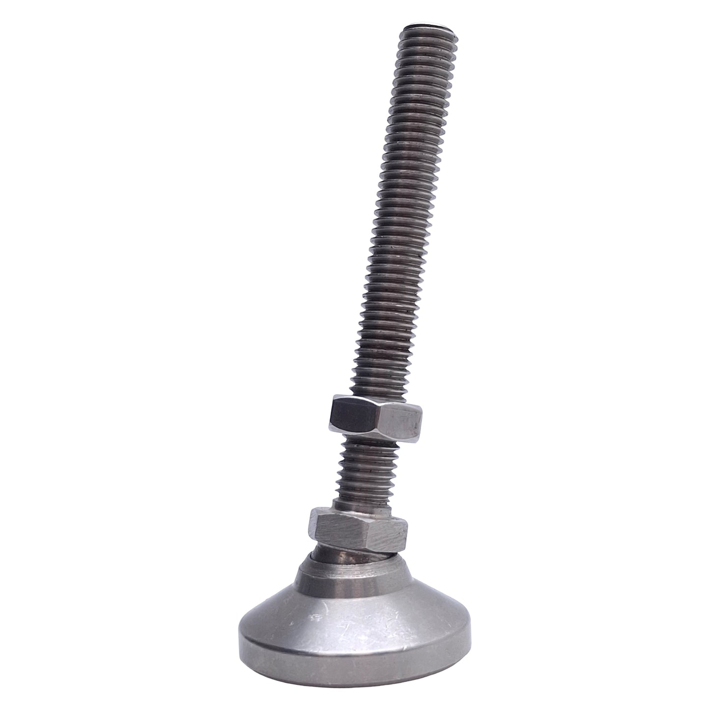 Used S & W SSW-2A Swiveling Leveling Foot ø1.88in Base, 5.13in Height, 1/2"-13 Thread