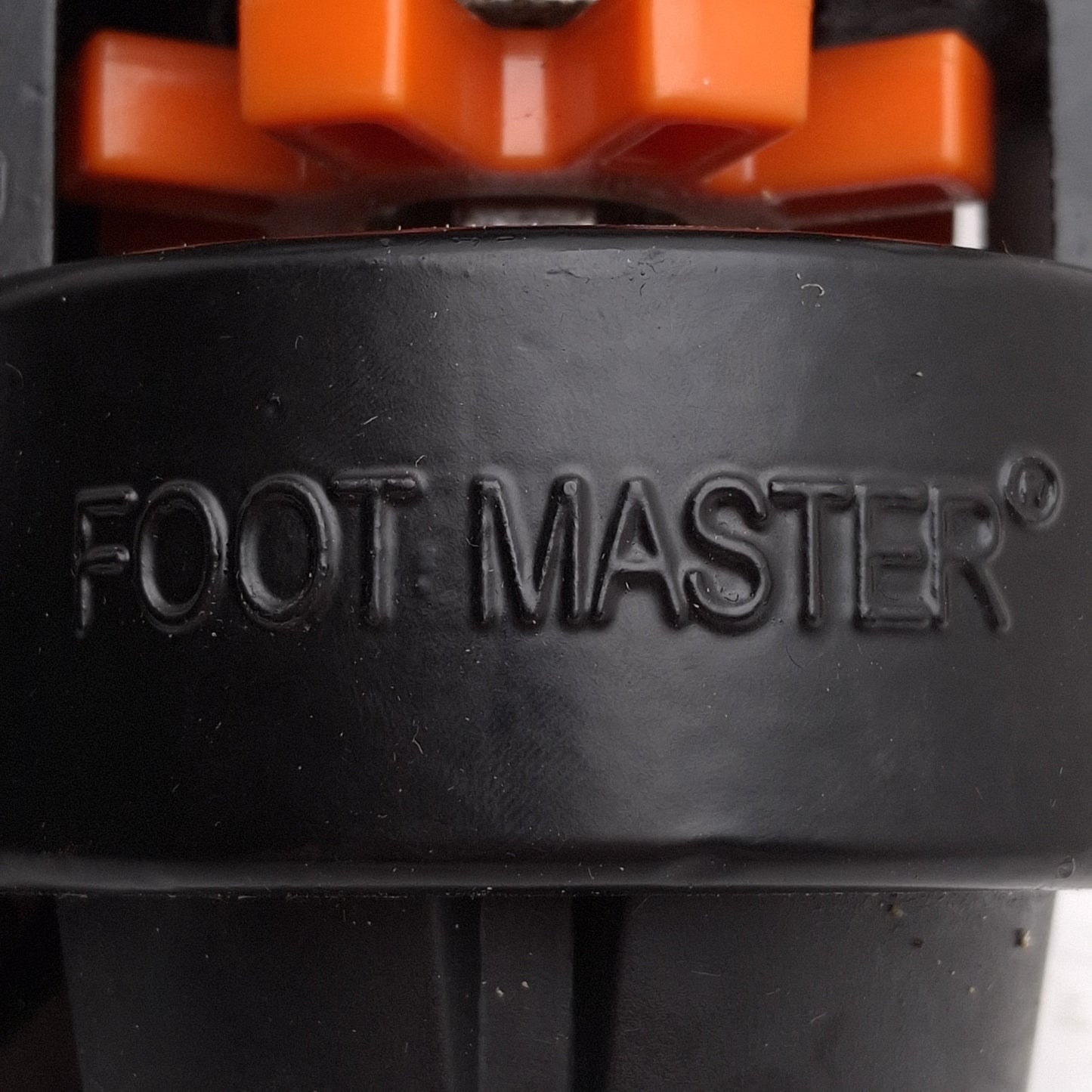 Used Foot Master GD-100-F-NYN-PUS-FBL Leveling Caster ø75x30mm Wheel, 115x102mm Plate