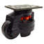 Used Foot Master GD-100-F-NYN-PUS-FBL Leveling Caster ø75x30mm Wheel, 115x102mm Plate