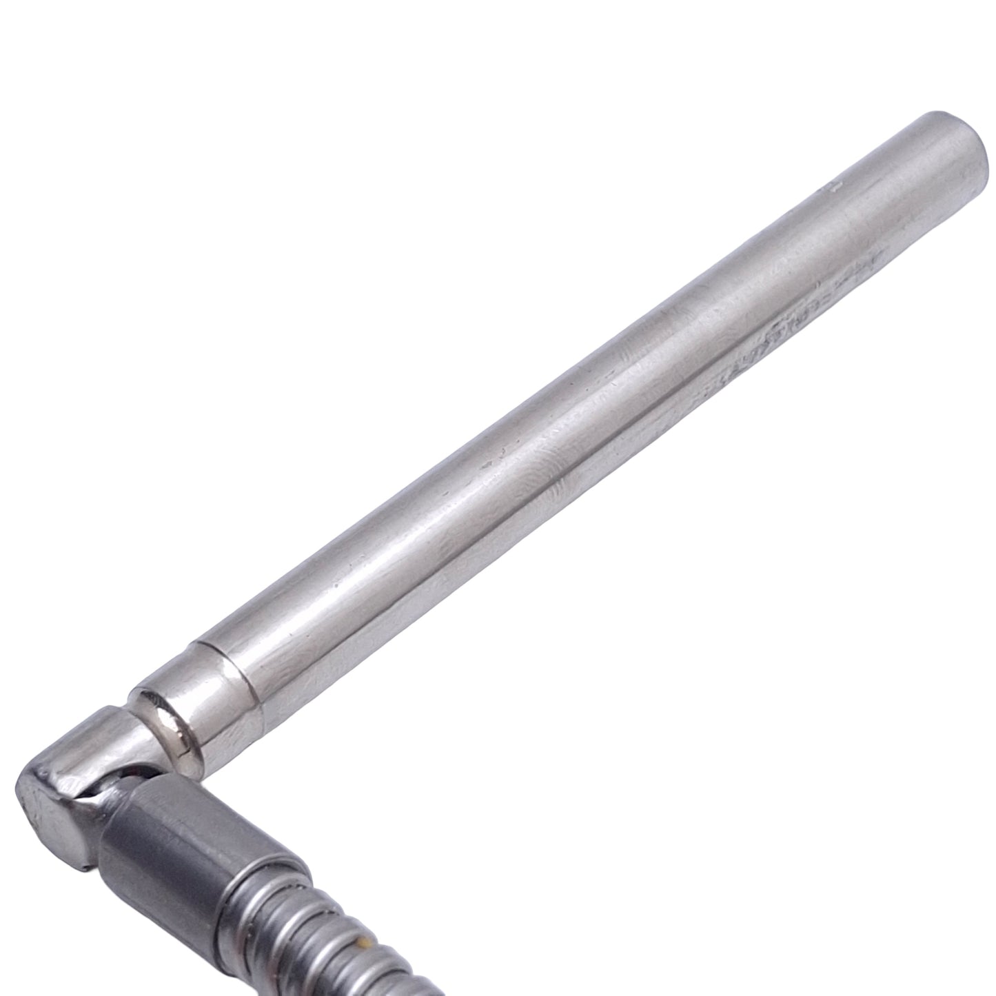 Used Entherm HR37043R Right-Angled Cartridge Heater, ø3/8 x 4in, 120VAC 300W, 5ft
