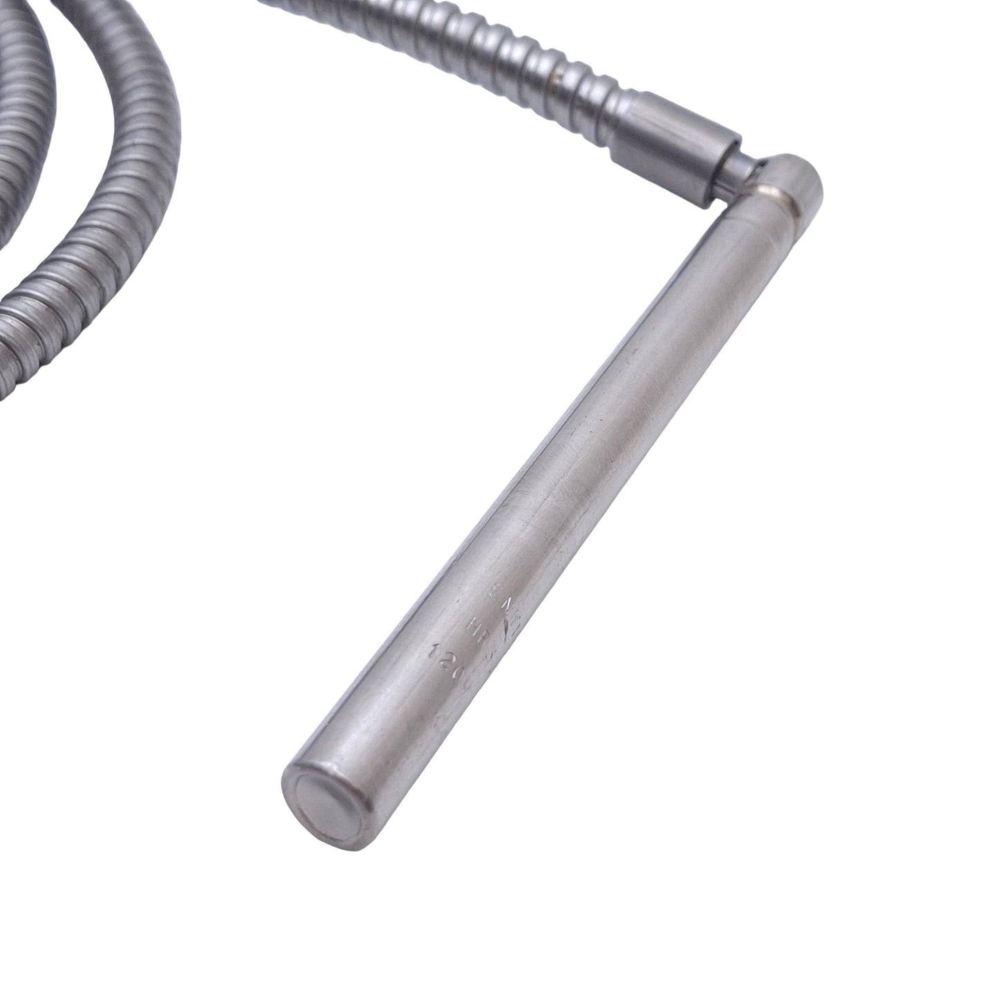 Used Entherm HR37043R Right-Angled Cartridge Heater, ø3/8 x 4in, 120VAC 300W, 5ft